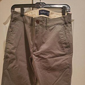 Abercrombie & Fitch Grey Skinny Chinos
